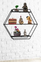 Altıgen Duvar Rafı - 1