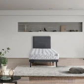 Niron Pocket 90x200 cm Tek Kişilik Yatak Katlanır Baza Başlık Takımı - Katlanır Baza, Başlık ve Yatak Seti - 1