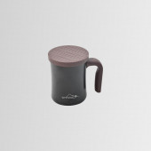 Nurgaz NG 174-SY Campout Çift Katmanlı Termos Bardak Kamp Kupa Siyah thumbnail 1