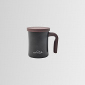 Nurgaz NG 174-SY Campout Çift Katmanlı Termos Bardak Kamp Kupa Siyah thumbnail 2