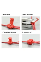 Kilitli Scotch Kablo Birleştirici Kablo Ekleme Bağlantı Aparatı thumbnail 5