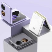Huawei P50 Pocket Kılıf Zore Sert Kıpta Kapak - 10