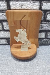 Dekoratif Duvar Rafı Ahşap Mumluk & Biblo Rafı Kz1026 - 2