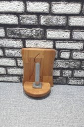 Dekoratif Duvar Rafı Ahşap Mumluk & Biblo Rafı Kz1026 - 3