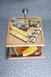 Ahşap Katlı Kurabiyelik Kare Kz1013 - 3