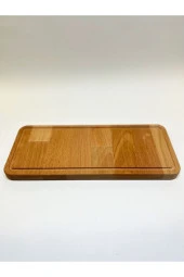 Doğal Ahşap Sunum Tabağı Kek Servisi, Pasta Servisi, Peynir Tabağı Kayın Ağacı - 5