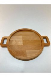 Doğal Ahşap Sunum Tahtası, Sunum Tepsisi, Servis Tahtası Kayın Ağacı - 3