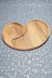 Ahşap Kayın Çerezlik-kahvaltılık Ve Servis- Sunum Tabağı Kz1011 Kzf1011 - 2