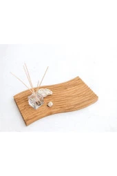 Ahşap Dalgalı Oluklu Sunum Ve Servis Tabağı - 1