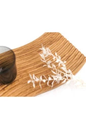 Ahşap Dalgalı Oluklu Sunum Ve Servis Tabağı - 3