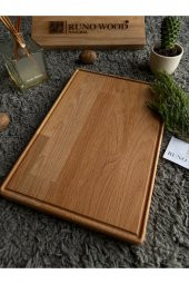 Doğal Ahşap Kesme Ve Sunum Tahtası, Kayın Ağacı - 1