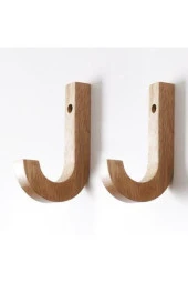 Dekoratif Doğal Ahşap Duvar Askısı Askılık Ahşap Askı 6 Lı Cilasız Ve Zımparasız Teslim Edilir - 5