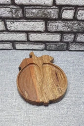 Ahşap Kayın Çerezlik-kahvaltılık Ve Servis- Sunum Tabağı Kz1043 - 2