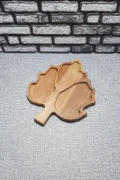 Ahşap Kayın Çerezlik-kahvaltılık Ve Servis- Sunum Tabağı Kz1022 - 1