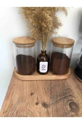 Ahşap Sunum Standı Çok Amaçlı, Yağdanlık Altlığı, Çerezlik - Kahvelik - Sabunluk (24X10) thumbnail 5