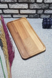 Ahşap Kayın Çerezlik-kahvaltılık Ve Servis- Sunum Tabağı Kz1051 - 2