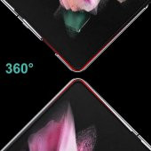Galaxy Z Fold 3 Kılıf Zore Kıpta Kapak - 12