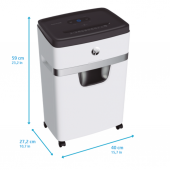 Hp Oneshred 12Mc Evrak İmha Makinesi / Kağıt Kırpma Makinesi - Mikro Kesim-2X15mm-25Lt - 4