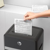HP Pro Shredder 24CC Evrak İmha Makinesi/Kağıt Kırpma Makinesi - Çapraz/Parçacık kesim-4x35mm-30lt - 7