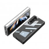 Galaxy Z Fold 4 Kılıf Zore Full Camlı Kıpta Kapak - 10