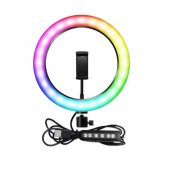 Zore RGB MJ-33 Işıklı Telefon Tutucu Ring Light - 1