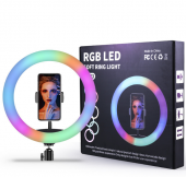 Zore RGB MJ-26 Işıklı Telefon Tutucu Ring Light - 4
