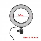 Zore M-16 Işıklı Telefon Tutucu Ring Light - 3