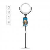 Zore F-537 30 Cm Işıklı Telefon Tutucu Ring Light - 8