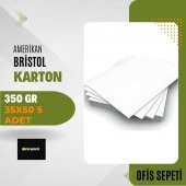 Amerikan Bristol Karton 350 gr 35x50 cm 5 Adet - Ofis Sepeti - 1