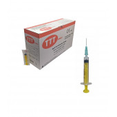TTT World 200 Adet 5 ml Kısa Yeşil İğneli Steril Enjektör/Şırınga. 3 Parça/Contalı - 1