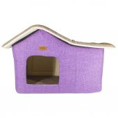 Lepus Cabin Kulübe Yatak Mor 35cm-55cm-40cm - 2