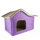 Lepus Cabin Kulübe Yatak Mor 35cm-55cm-40cm - 1