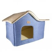 Lepus Cabin Kulübe Yatak Mavi  35cm-55cm-40cm - 1