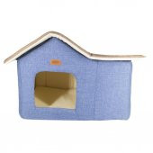 Lepus Cabin Kulübe Yatak Mavi  35cm-55cm-40cm - 2