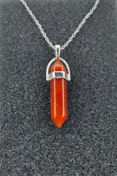 Doğal Taş Çivi Kolye - 1