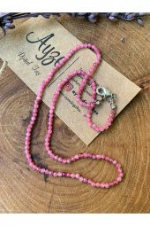 Pembe Turmalin Kolye - 1