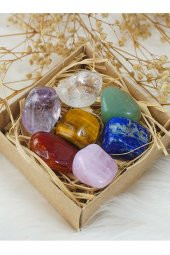 7Li Doğal Taş Çakra Seti - 1