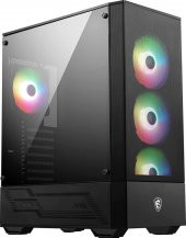MSI MAG Forge 112R Temperli Cam 3 x120 MM ARGB Fan ATX Bilgisayar Kasası - 1