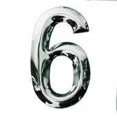 Posta Kutusu Yapışkanlı Rakam Metal Kapı Numarası No:6 - 1