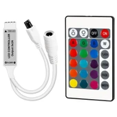 POWERMASTER MİNİ 24 TUŞLU 5-12-24 VOLT 3X2 AMPER KUMANDALI LED RGB KONTROL CİHAZI - 7