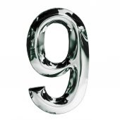 Posta Kutusu Yapışkanlı Rakam Metal Kapı Numarası No:9 - 1