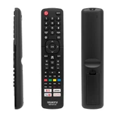 Huayu Kl Hısense RM-HS1530 Netflıx Youtube- Prıme Vıdeo Google Play Tuşlu Unıversal Lcd Led Tv Kumanda thumbnail 1