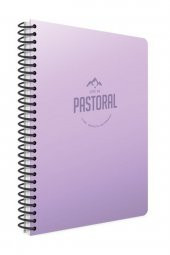 Pastoral Spiralli Plastik Kapak Defter 17X24 60 Yp.Kareli - 1