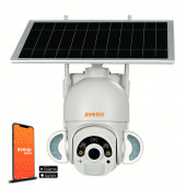Avenir Av-S420 Solar Panelli Dış Mekan Ptz 360 Dönebilen Akıllı 4G Kamera - App Kontrol - - 1