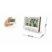 Diwu DC102 İç Mekan Termometre Nem Ölçer Saat - 7