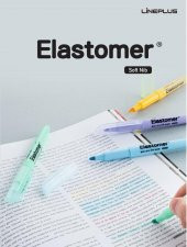 Lineplus Elastomer Fosforlu Kalem Pastel Renkler SARI - 2