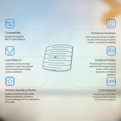 TP-Link EAP110 300 Mbps Tavan Tipi Router Access Point thumbnail 6