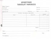 Apartman Tahsilat Makbuzu - Otokopili 2 Nüsha - 2