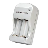 Digital Efcell 123A 16340 17335 2 li Ev Araç Pil Şarj Cihazı Priz Tipi Ve 12 Volt 3.7 Volt Lion Pil Şarj Aleti thumbnail 7