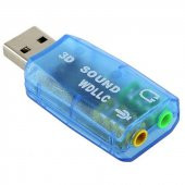 Ayt 5.1 Kanal Usb 2.0 Ses Kartı Channel Usb Girişini Kulaklık Mikrofon Girişine Çevirici Dönüştürücü Aparat - 1